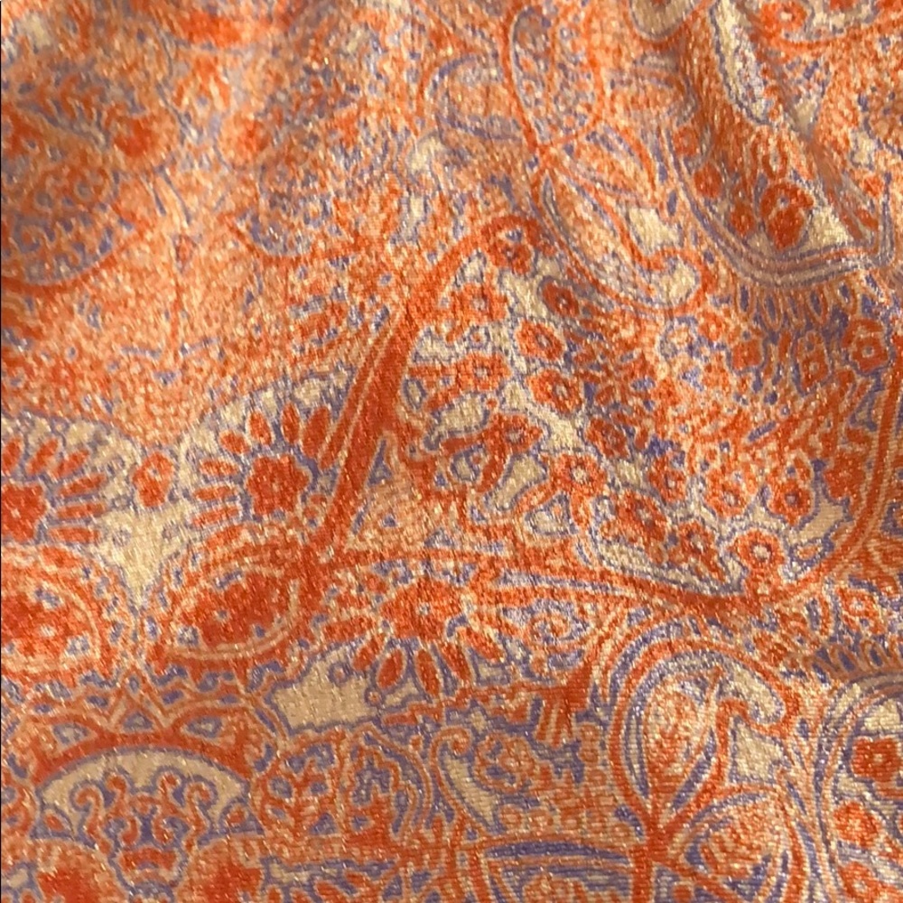 Perfect Summer Orange Button Down Mini Dress - image 4